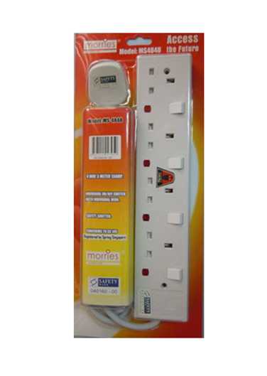 TRAILING SOCKET 4W 6M MORRIES MS-4848
