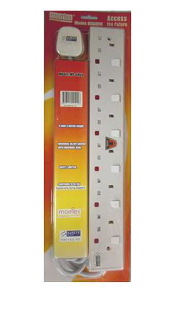 TRAILING SOCKET 6W 3M MORRIES MS-6868