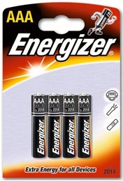 BATTERY ENERGIZER AAA E92BP4 LR03