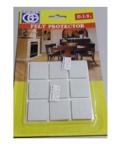 GG-1037 FELT PROTECTOR-WHITE
