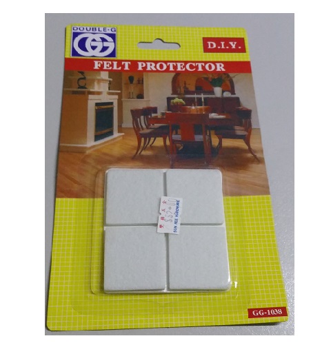 GG-1038 FELT PROTECTOR-WHITE