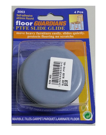 SLIDE GLIDE PTFE-SELF ADHESIVE-4PCS