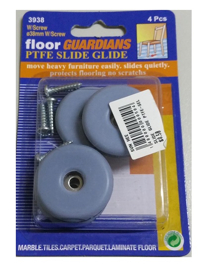 SLIDE GLIDE PTFE-SELF ADHESIVE-4PCS