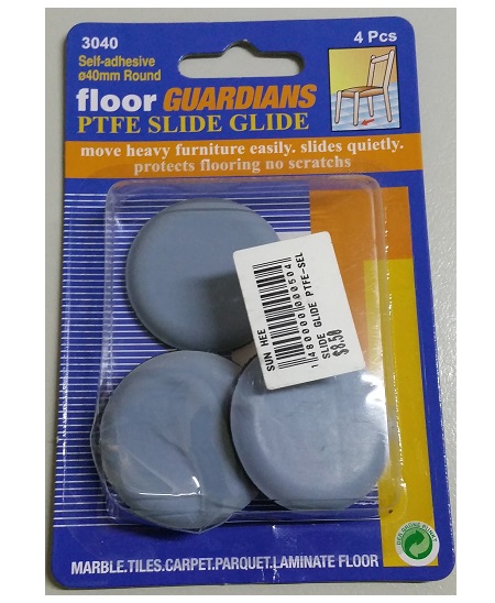 SLIDE GLIDE PTFE-SELF ADHESIVE-4PCS