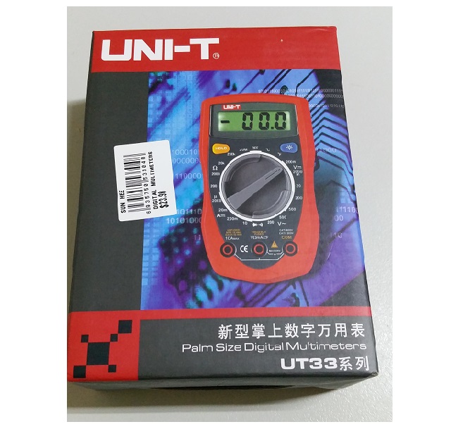 DIGITAL MULTIMETERS UT33 UNI-T