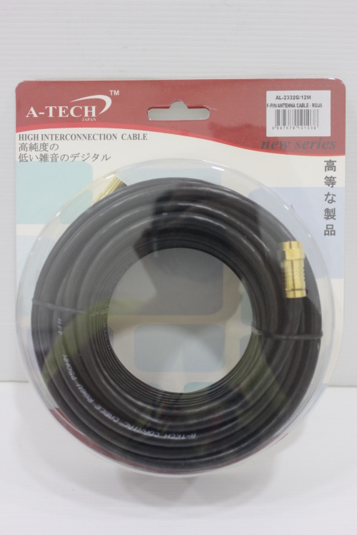 CABLE AL-2332G/12M F-PIN/ANTENNA RG6U