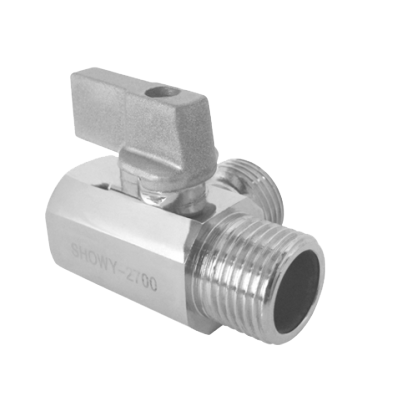 SHOWY BALL VALVE 1/2INS L PORT MINI 2700