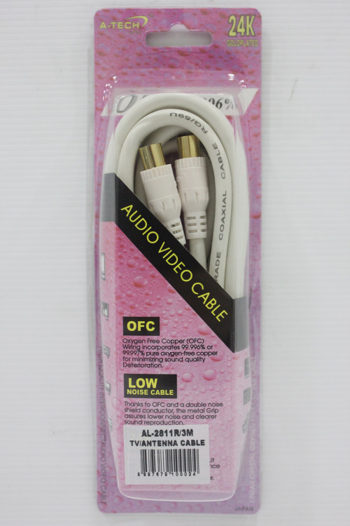 CABLE AL-2811R 3M TV/ANTENNA RG6U