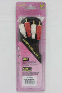 CABLE AL-322 2M 2RCA/2RCA