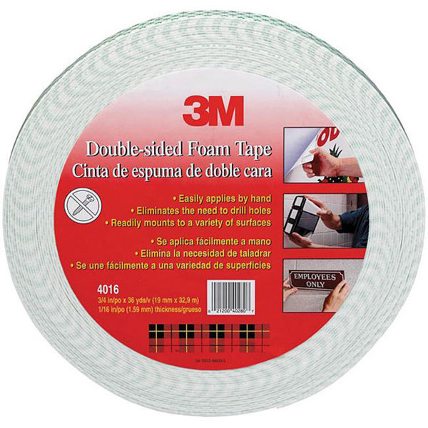 1/2INS H/D DOUBLE SIDED FOAM TAPE