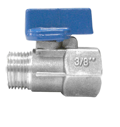 SHOWY BALL VALVE 3/8INS M/F -MINI 5112
