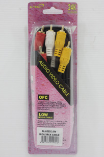 CABLE AL-8585 3.5M 3RCA/3RCA