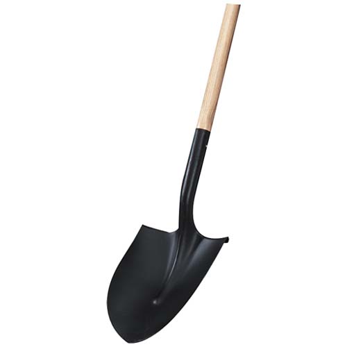 SHOVEL-POINTED